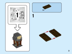 LEGO 40412 instructions page 3 – build guide