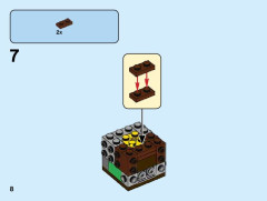 LEGO 40412 instructions page 8 – build guide