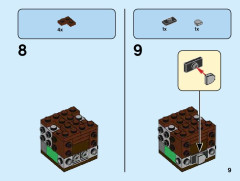LEGO 40412 instructions page 9 – build guide