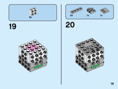 LEGO 40412 instructions page 19 – build guide