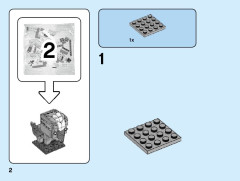 LEGO 40412 instructions page 2 – build guide