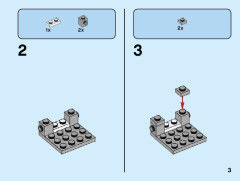 LEGO 40412 instructions page 3 – build guide