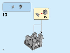 LEGO 40412 instructions page 8 – build guide