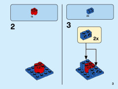 LEGO 40420 instructions page 3 – build guide