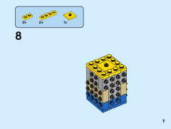 LEGO 40420 instructions page 7 – build guide