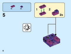 LEGO 40421 instructions page 6 – build guide