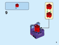LEGO 40421 instructions page 9 – build guide