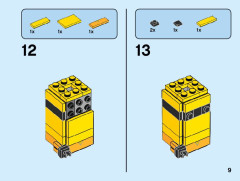 LEGO 40421 instructions page 9 – build guide