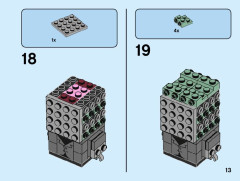LEGO 40422 instructions page 13 – build guide