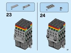 LEGO 40422 instructions page 17 – build guide