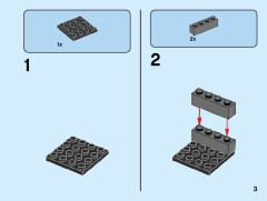 LEGO 40422 instructions page 3 – build guide