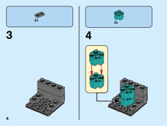 LEGO 40422 instructions page 4 – build guide