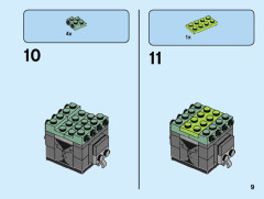 LEGO 40422 instructions page 9 – build guide