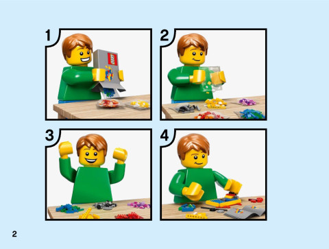 LEGO 40423 instructions page 2 – build guide