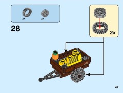 LEGO 40423 instructions page 47 – build guide