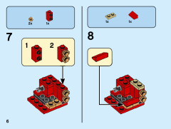 LEGO 40425 instructions page 6 – build guide