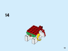LEGO 40436 instructions page 13 – build guide