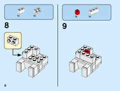 LEGO 40436 instructions page 8 – build guide