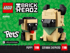 LEGO 40440 instructions page 1 – build guide