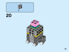 LEGO 40441 instructions page 21 – build guide