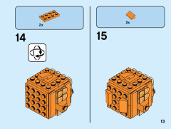 LEGO 40442 instructions page 13 – build guide