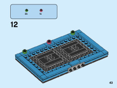 LEGO 40442 instructions page 43 – build guide