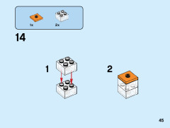 LEGO 40442 instructions page 45 – build guide