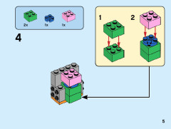 LEGO 40442 instructions page 5 – build guide