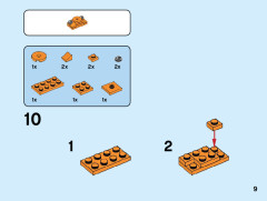 LEGO 40442 instructions page 9 – build guide