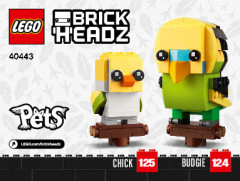 LEGO 40443 instructions page 1 – build guide