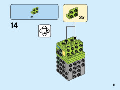 LEGO 40443 instructions page 11 – build guide