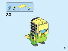 LEGO 40443 instructions page 21 – build guide