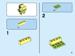 LEGO 40443 instructions page 3 – build guide