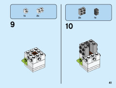 LEGO 40443 instructions page 41 – build guide