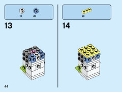 LEGO 40443 instructions page 44 – build guide