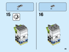 LEGO 40443 instructions page 45 – build guide