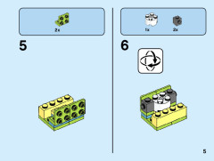 LEGO 40443 instructions page 5 – build guide