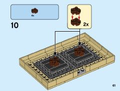 LEGO 40443 instructions page 61 – build guide