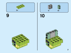 LEGO 40443 instructions page 7 – build guide