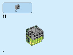 LEGO 40443 instructions page 8 – build guide