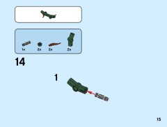 LEGO 40460 instructions page 15 – build guide