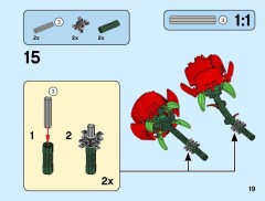 LEGO 40460 instructions page 19 – build guide