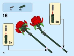 LEGO 40460 instructions page 20 – build guide
