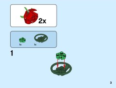 LEGO 40460 instructions page 3 – build guide