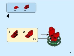 LEGO 40460 instructions page 5 – build guide