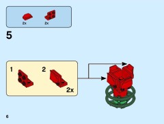 LEGO 40460 instructions page 6 – build guide