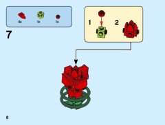 LEGO 40460 instructions page 8 – build guide
