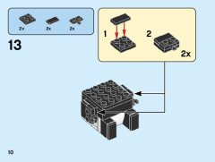 LEGO 40466 instructions page 10 – build guide