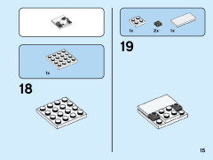 LEGO 40466 instructions page 15 – build guide