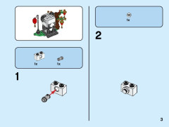 LEGO 40466 instructions page 3 – build guide